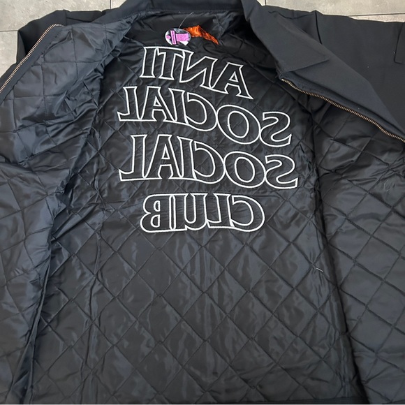 Anti social social club ASSC X Red Kap the dropout jacket black medium - Picture 14 of 14